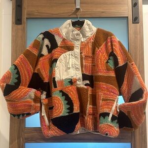 Colorful Patterned Women's Jacket